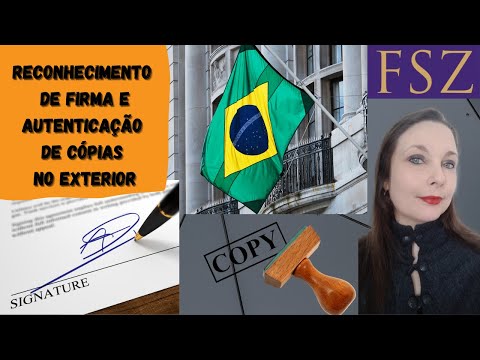 O processo de autenticação de documentos no Consulado brasileiro