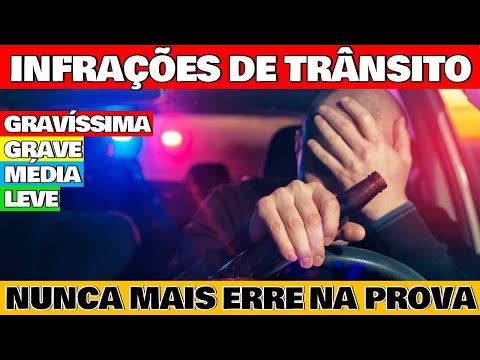 O que causa multas de trânsito consideradas leves?