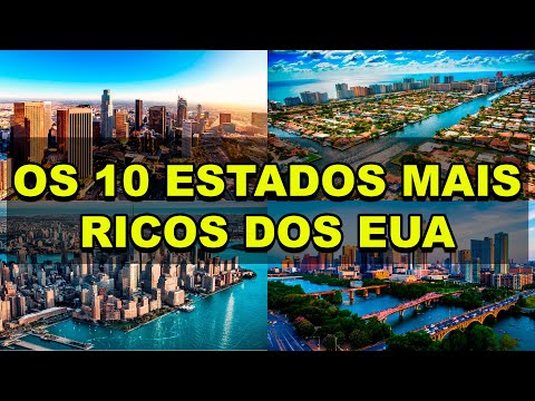 Descubra qual é o estado mais próspero dos Estados Unidos