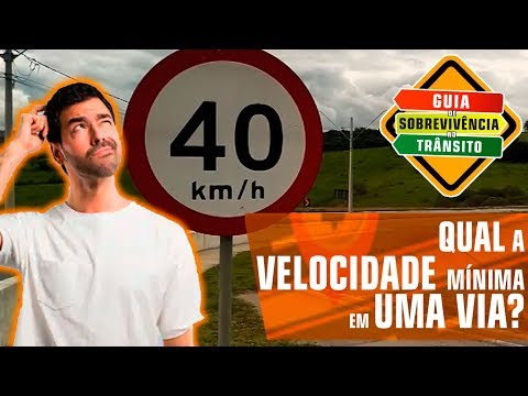 Velocidade Mínima da Via: Entenda as Regras e Limitações