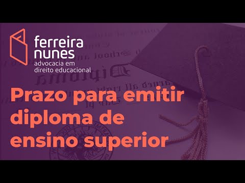 Quem tem direito de receber o diploma de formação educacional?