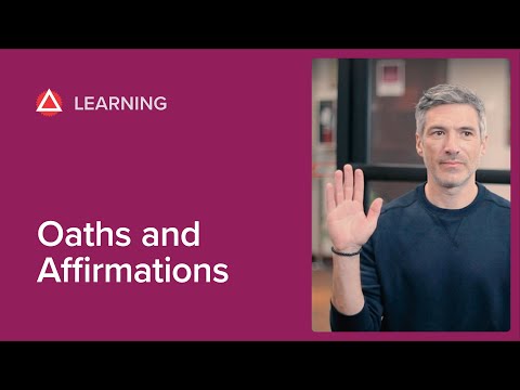 Understanding the Oath-Taking Process in Court: A Guide for Clients