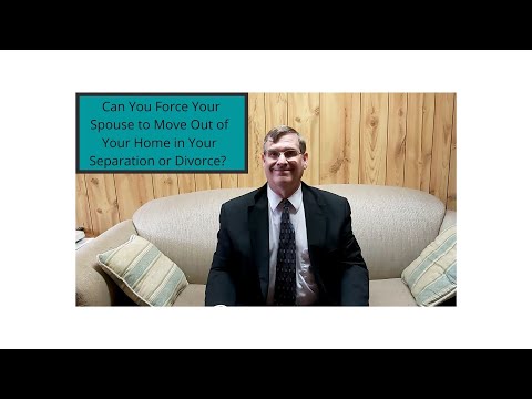 Legal Options for Spouses Seeking Separation: Can a Husband be Forced to Vacate the Family Home?