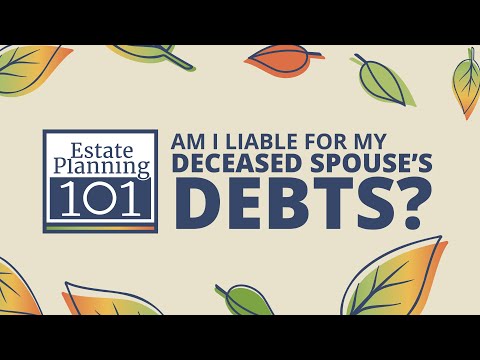 Surviving Spouse's Liability for Deceased Spouse's Debts: A Legal Analysis.
