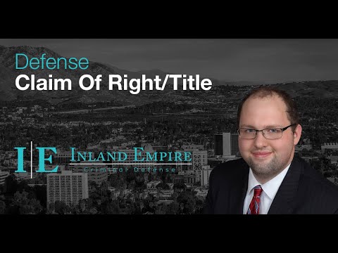 Understanding the Legal Definition of Claim of Title in the United States Law