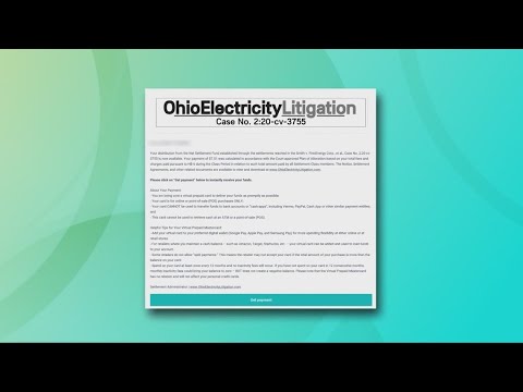 Understanding the Purpose of an Ohio Electricity Litigation Prepaid Mastercard