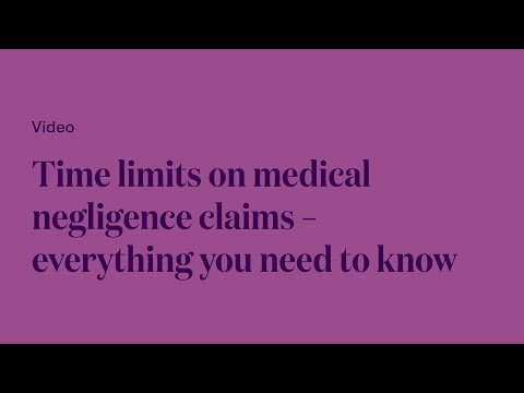Understanding the Time Limitations for Medical Negligence Claims in the UK: A Comprehensive Guide
