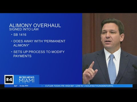 Understanding the Recent Alimony Law Changes in Florida