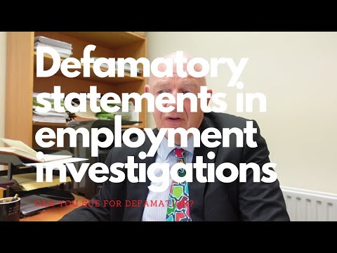Taking Legal Action Against a Manager for Defamatory Statements