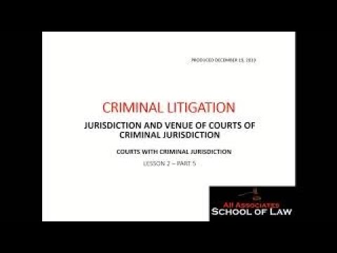 Understanding Criminal Jurisdiction in Nigeria's Courts