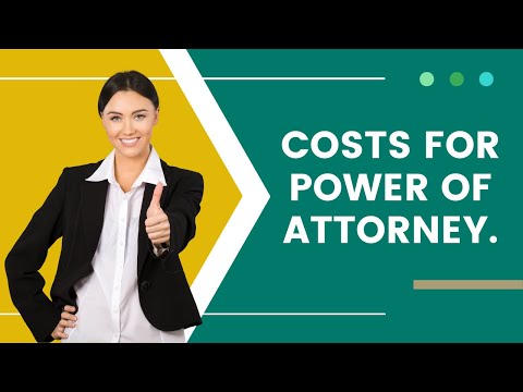 The Cost of Changing Power of Attorney in the UK: A Detailed Analysis