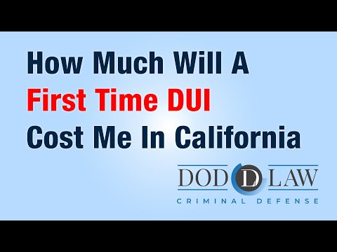 Understanding the Cost of a DUI Lawyer in California