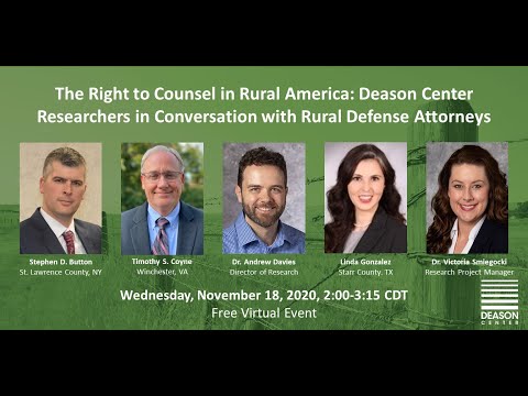 The Right to Counsel in the United States: Exploring Access to Legal Representation for All Matters