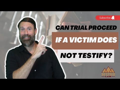 What are the implications if a victim does not attend court in the UK?