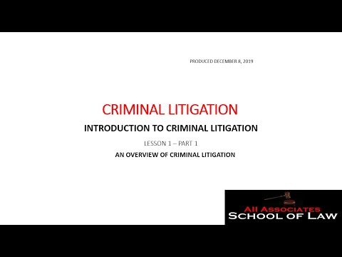 Understanding Criminal Litigation in Nigeria: A Comprehensive Overview