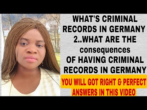 Understanding Criminal Records in Germany