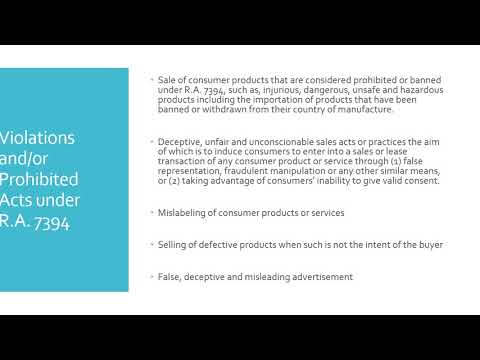 Understanding Consumer Law in the Philippines: Coverage of Products and Services