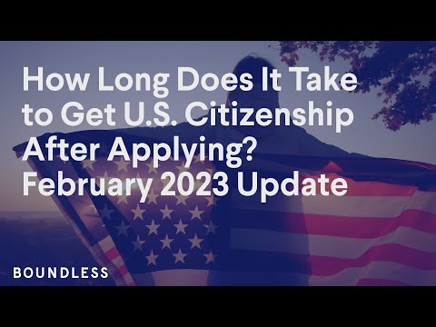 How long does it take for immigrants to come to America?