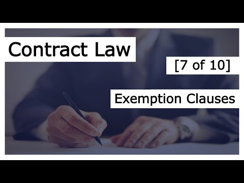 Understanding Reasonableness in the Control of Exemption Clauses Ordinance