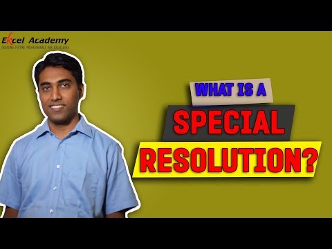 Understanding the Special Resolution of the Companies Ordinance