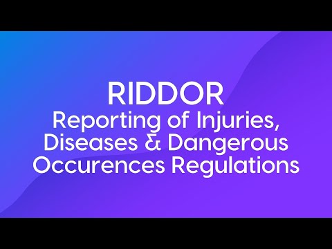 Understanding RIDDOR: The Legislation Explained in Detail