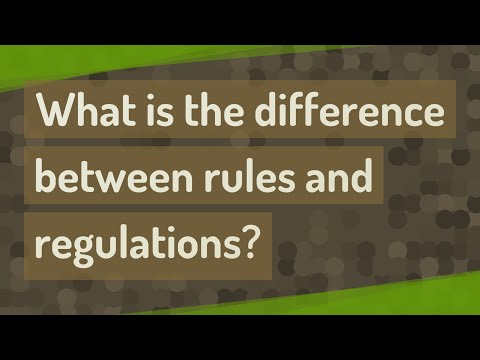 Understanding the Distinction between Rules and Regulations in Sports