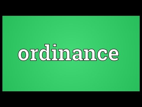 Understanding the Significance of Ordinance Number 8145: Explained