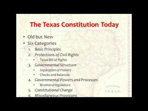 One Major Difference Between the U.S. and Texas Constitutions