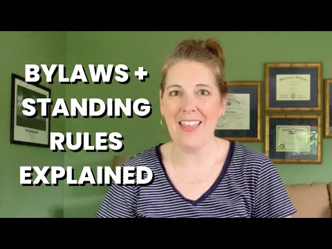 Understanding the Creation of Bylaws: Key Players and Processes