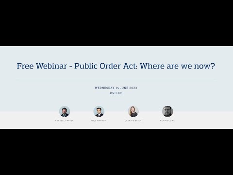 Understanding the Public Order Act 2023: A Comprehensive Overview