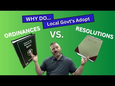 Understanding the Distinction: Resolution vs. Ordinance in California