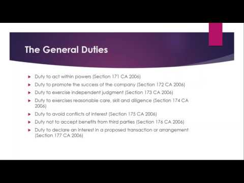 Understanding the Duties of Directors under UK Company Law: A Comprehensive Guide