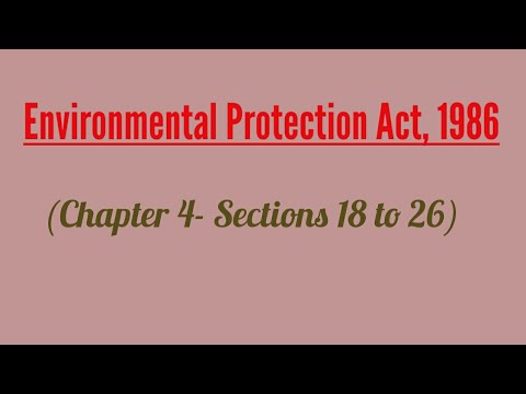 Understanding Section 18 of the Environment Act: An In-Depth Overview