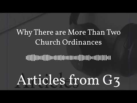 Understanding the Two Ordinances: A Comprehensive Explanation