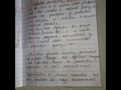 Understanding the Pollution Prevention and Control Act 1990: A Comprehensive Overview